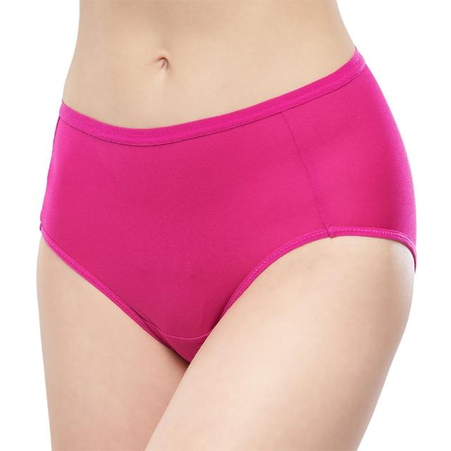 【Swear 思薇爾】日日春2.0系列M-XXL素面中腰三角女內褲(魅惑紫)_出清品