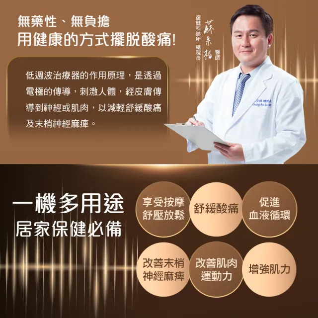 【funcare 船井生醫】12程式按摩機尊爵款+專用貼片