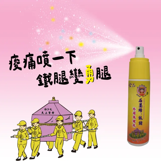 【金品】石墨烯.鈦鍺保健噴液(白沙屯媽祖聯名款)