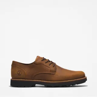 【Timberland 官方旗艦】男款棕色皮革防水休閒鞋(A5V11F13)