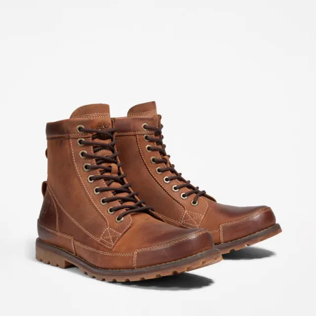 【Timberland】男款棕色Timberland R Originals中筒靴(15551210)