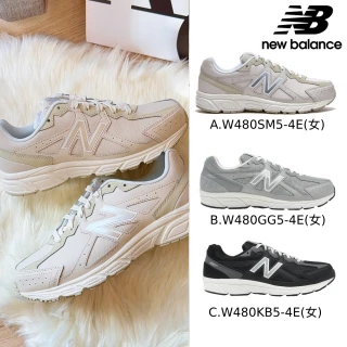 【NEW BALANCE】NB 運動鞋/慢跑鞋_女性_奶油白/灰/黑_W480SM5-4E_W480GG5-4E