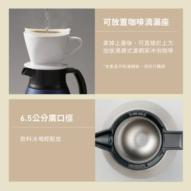 【ZOJIRUSHI 象印】桌上型不鏽鋼保溫壺-1500ml(SH-HC15)