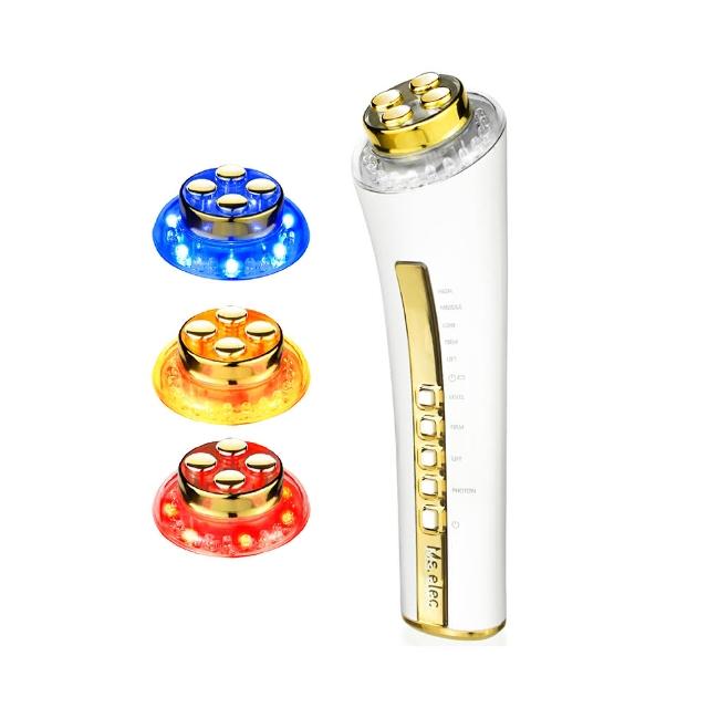 【Ms.elec 米嬉樂】『24K金升級版』逆齡緊緻煥膚儀 SV-002(緊實塑顏/抗老撫紋/動態舒緩波/導入儀)