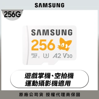 【Samsung 三星】PRO Plus microSDXC 256GB音速小子記憶卡 公司貨(Switch/ROG Ally/GoPro/空拍機)