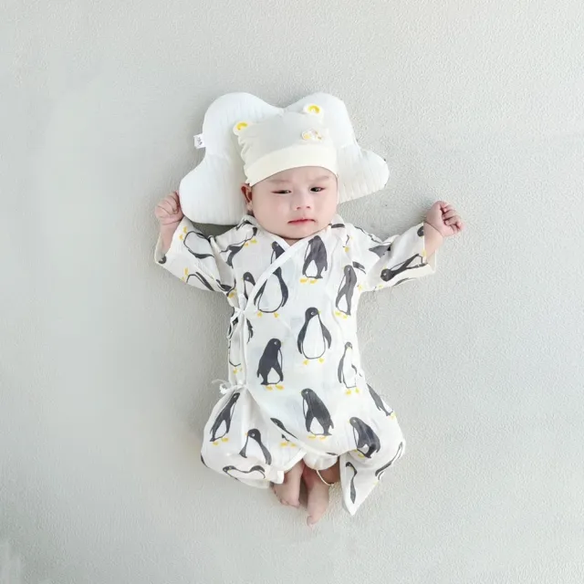 【Baby 童衣】新生兒紗布衣 男寶寶女寶寶純棉紗布蝴蝶衣 初生兒紗布嬰兒哈衣(共６色)
