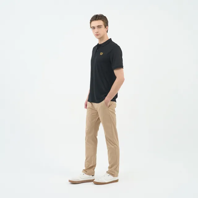 【GIORDANO 佐丹奴】男裝短袖POLO衫 Liquid Touch系列(09 標誌黑)