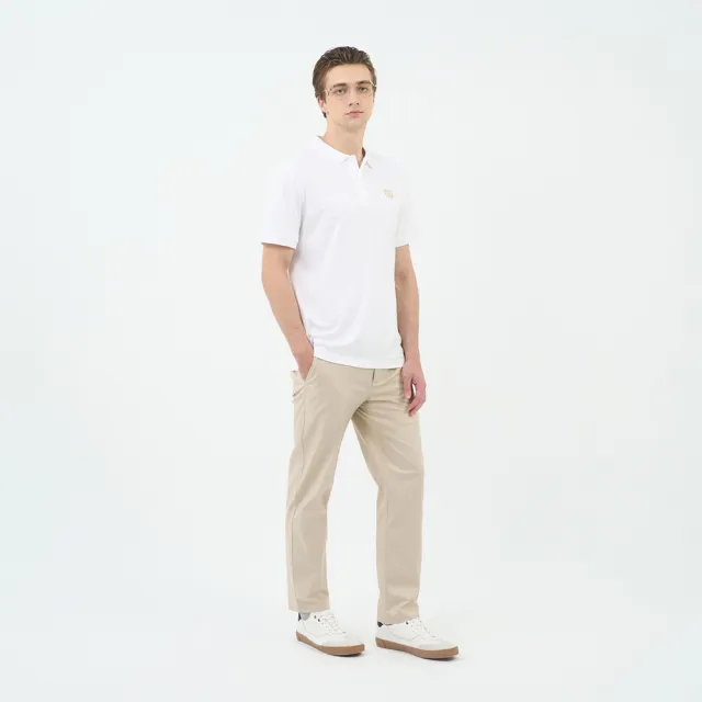 【GIORDANO 佐丹奴】男裝短袖POLO衫 Liquid Touch系列(01 標誌白)