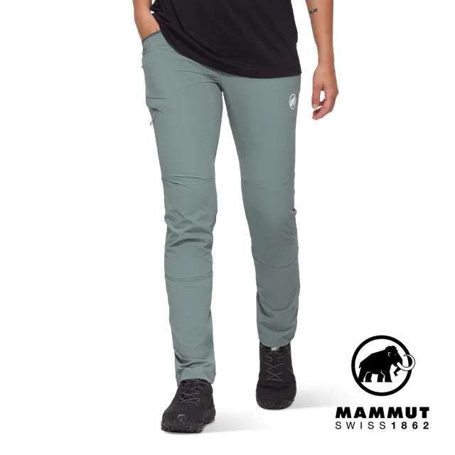 【Mammut 長毛象官方直營】Ducan Pants 輕量耐用健行長褲 地層灰藍 女款 #1022-02500
