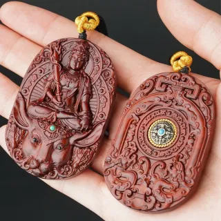 【MoonDy】飾品 佛牌項鍊 項鍊 紫檀木 十二生肖 吊墜 本命年 天然紫檀 掛墜 保平安 招財納福 木雕