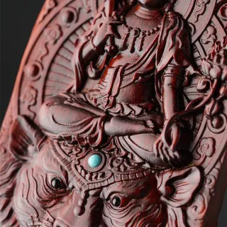 【MoonDy】飾品 佛牌項鍊 項鍊 紫檀木 十二生肖 吊墜 本命年 天然紫檀 掛墜 保平安 招財納福 木雕