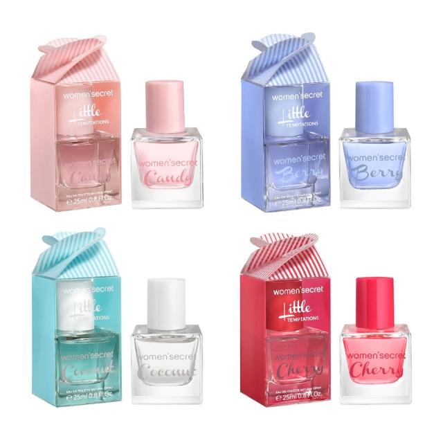 即期品【WOMEN’SECRET】福利品-誘惑女性淡香水-季節限定版 25ml-包裝瑕疵品任選(專櫃公司貨)