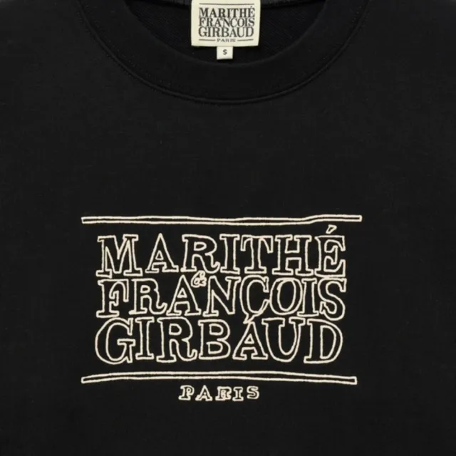 【MARITHE FRANCOIS GIRBAUD】官方旗艦 女版 塗鴉經典LOGO短版大學TEE MFG(多款任選)