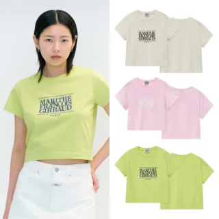 【MARITHE FRANCOIS GIRBAUD】官方旗艦 女版 經典LOGO短版TEE MFG(多款任選)