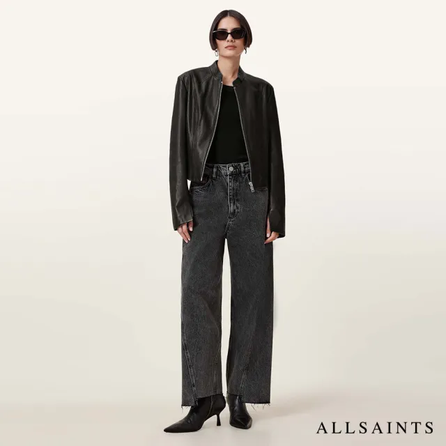 【ALLSAINTS】SADLER 簡約羊皮外套皮衣 W139LB(寬鬆版型)