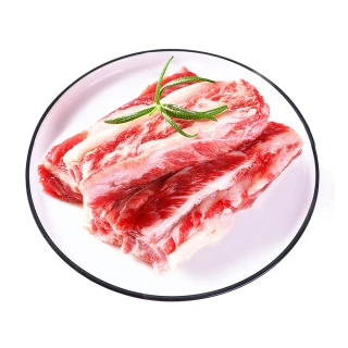 【上野物產】3包 美國 牛肋條(300g±10%/包 牛肉/牛排/原肉現切)