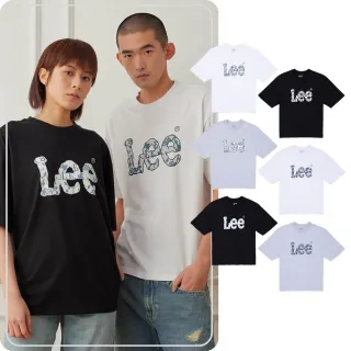 【Lee 官方旗艦】男女同款 短袖T恤 / 胸前特色大LOGO 共3色 男女共版(LB502040 / LB502041)