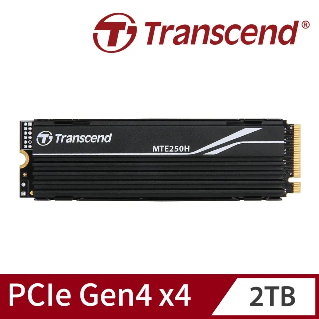 【Transcend 創見】MTE250H 2TB M.2 2280 PCIe Gen4x4 SSD固態硬碟(TS2TMTE250H 內建DRAM快取記憶體)