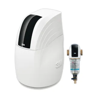 【3M新開賣】SFT-150 全屋/全戶式軟水系統/軟水機 加碼送3M BFS3-40BK前置反洗淨水系統-曜石黑