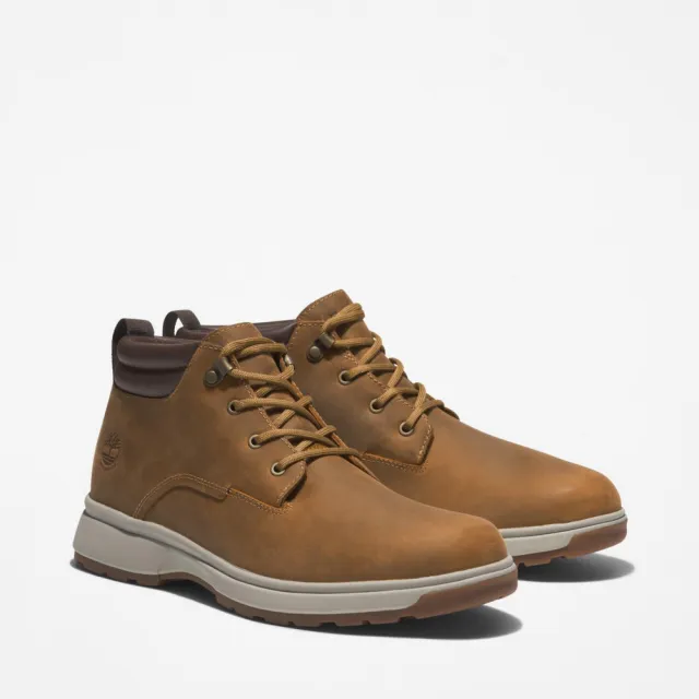 【Timberland 官方旗艦】男款小麥色防水中筒靴(A5SAM231)