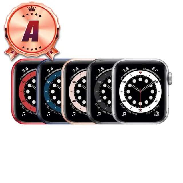 【Apple】A級福利品 Watch Series 6 GPS 44mm 智慧型手錶(贈市值2080超值配件大禮包)