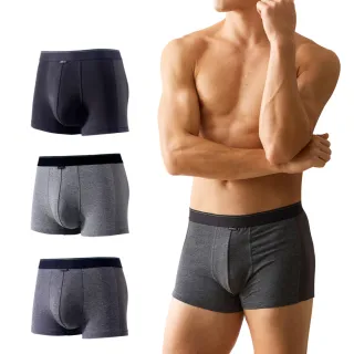 【Sun Flower三花】3件組彈性貼身運動內褲.平口褲(四角褲 男內褲 多色任選)