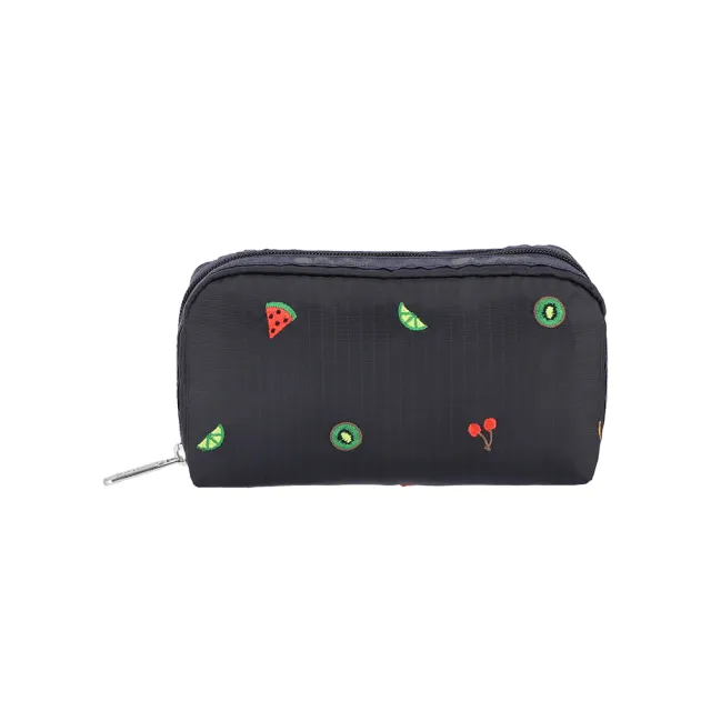 【Lesportsac】Rectangular Cosmetic 長形化妝包 收納包 送禮 禮物 推薦 女包(鮮果彩繡)