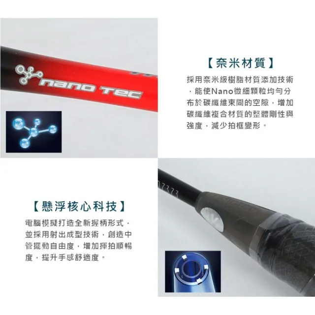 【VICTOR 勝利體育】突擊-龍牙之刃羽球拍-羽毛球 球拍 空拍 訓練 勝利(TK-RYUGA CLS-C-4U)