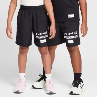 【NIKE 耐吉】短褲 童裝 男童 大童 運動褲 B NK DF MULTI SHORT WVN LOVE 黑 HJ3801-010