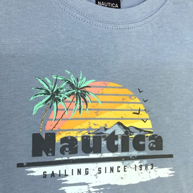 【NAUTICA KIDS】男小童海灘印花T恤 3-7歲(Nautica kids T恤 小男童尺寸)