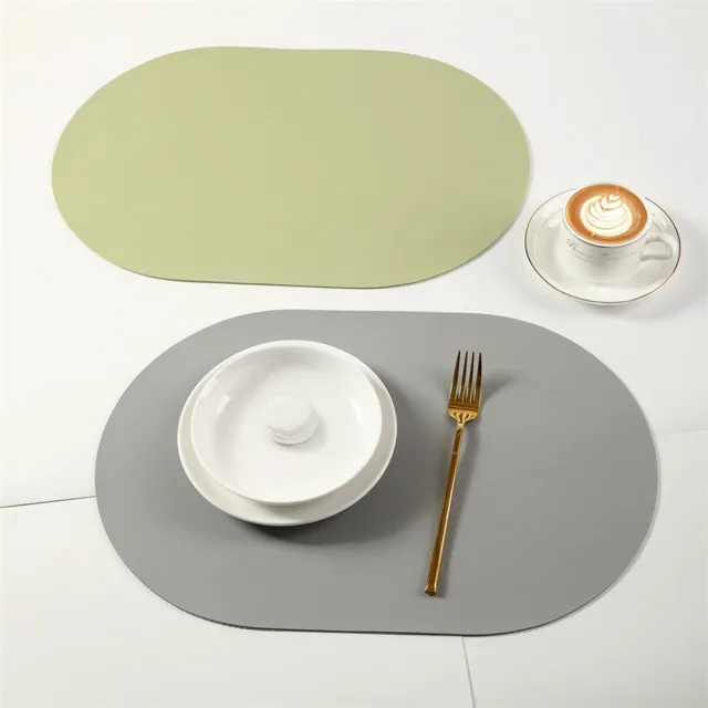 【zozo】買三送三 純色皮革餐墊(隔熱防燙/餐墊/桌墊/西餐墊/餐桌墊)