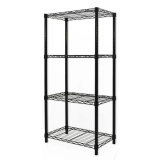 【居家cheaper】MIT耐重型60X30X150CM四層架﹝烤黑/烤白可選﹞(整組荷重200公斤)
