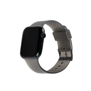 【UAG】(U) Apple Watch 42/44/45/46/49mm 時尚亮透錶帶-透黑(手錶帶)