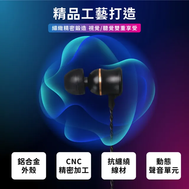 【MOCROX魔卡斯】X1-GP Ⅱ 頂尖 真．全音域入耳式電競耳機 3.5mm 音源接孔(PUBG比賽款)