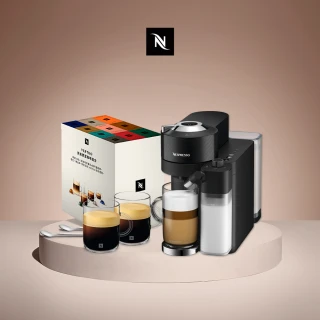 【Nespresso】臻選厚萃Vertuo Lattissima膠囊咖啡機_多色任選(完美饗宴100顆迎新會員組/義式/拿鐵/奶泡機)