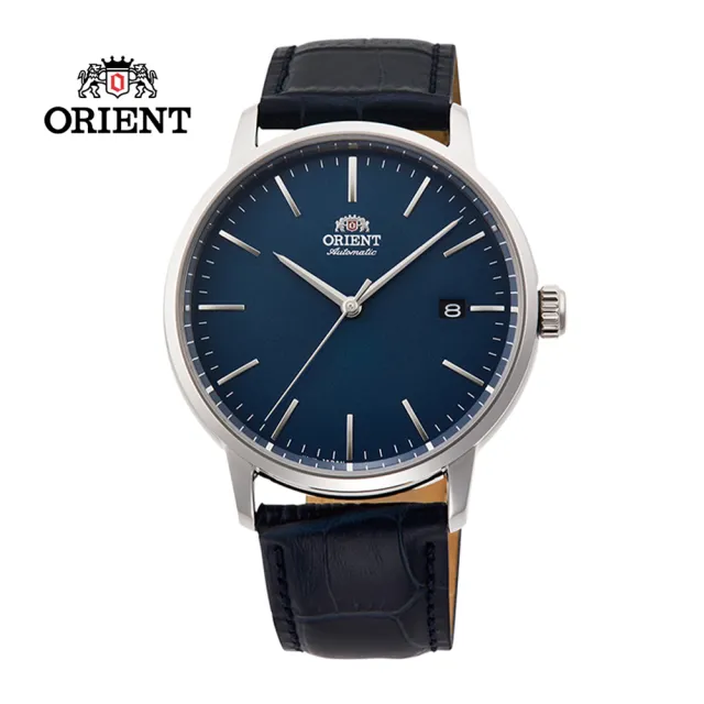 【ORIENT 東方錶】ORIENT 東方錶 DATEⅡ機械錶 皮帶款  藍色 - 40.0mm(RA-AC0E04L)