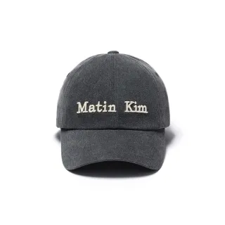 【MATIN KIM】MATIN經典LOGO刺繡棒球帽(灰色)