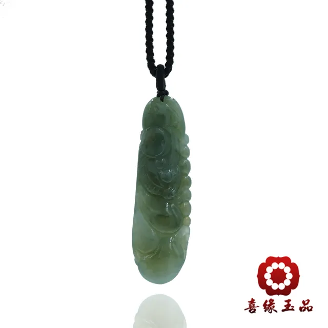 【喜緣玉品】貔貅 天然翡翠A貨 回頭貔貅 玉珮-僅此一品(開運風水)(直)