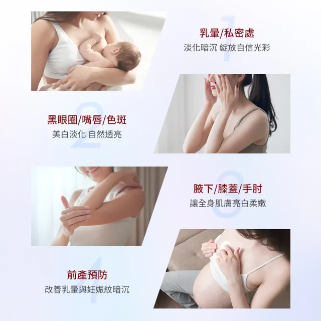 【IvyMaison】終極淨化美白3入組 私密淡色計畫(改善暗沉/全身可用/私密保養美白/淡斑)