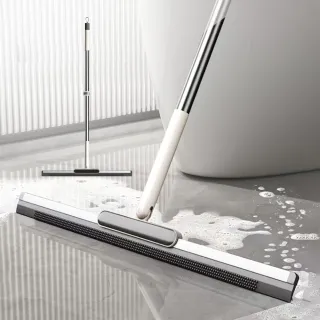 【ZIPJOY】三合一魔術刮水掃把 可伸縮乾濕兩用掃把 浴室刮刀 刮水器