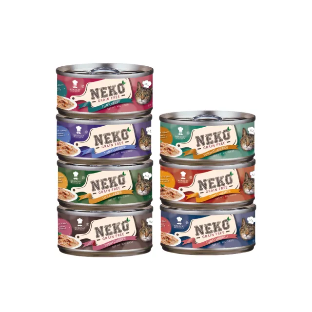 NEKO 無穀貓湯罐80gx24罐(貓罐/副食罐/湯罐/全齡貓/無膠罐/高水分補充/無穀配方)