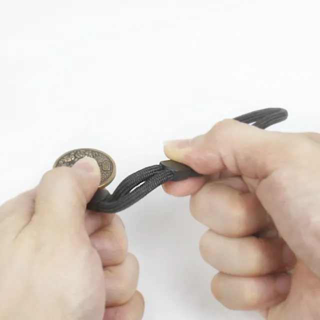 【開運工場】原木八卦銅鑄虎鈴隨身風水吊飾二入組