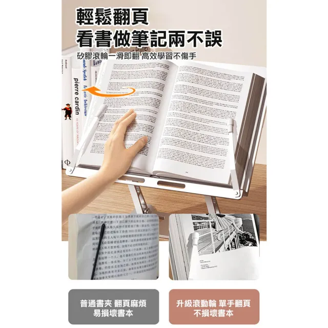 【COMET】多功能碳鋼雙桿支撐閱讀架(平板架 閱讀架 讀書架 平板支架 樂譜架/WSJSYDJ01)
