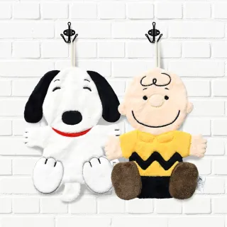 【SNOOPY 史努比】史努比立體擦手巾-2條組(史努比 查理·布朗 任選 Snoopy  米格魯  糊塗塌客)