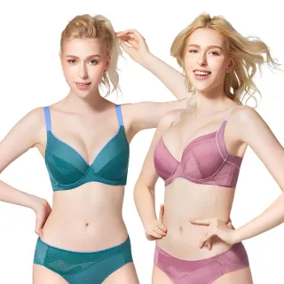 【Swear 思薇爾】2件組時尚律動系列B-F罩軟鋼圈涼感模杯包覆運動女內衣(2款任選)