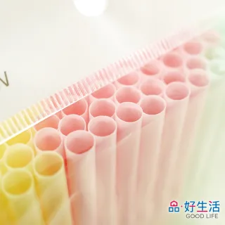 【GOOD LIFE 品好生活】粉彩飲料吸管（100支入）(日本直送 均一價)