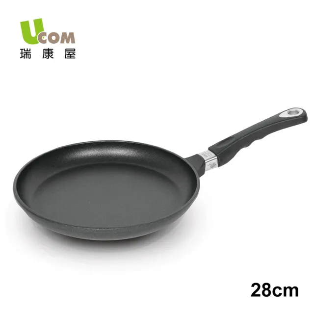 【UCOM 瑞康屋】德國黑魔法不沾鍋-淺平底鍋單柄(28cm無蓋)