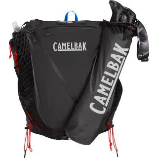 【CAMELBAK】Apex Pro12 專業越野水袋背心/附0.5L軟水瓶2個-黑(單車/登山露營/越野/馬拉松