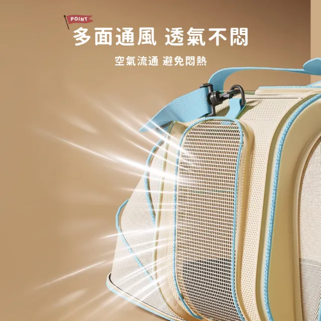 【chachacha】可拓展寵物外出包(手提/肩背 2way設計)