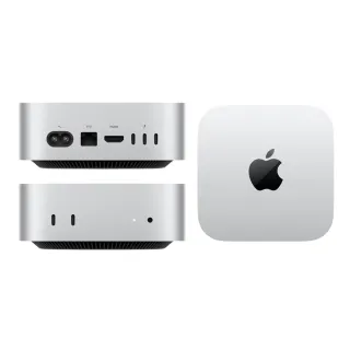 Apple】無線滑鼠☆2024 Mac mini M4晶片10核心CPU與10核心GPU 16G/512G